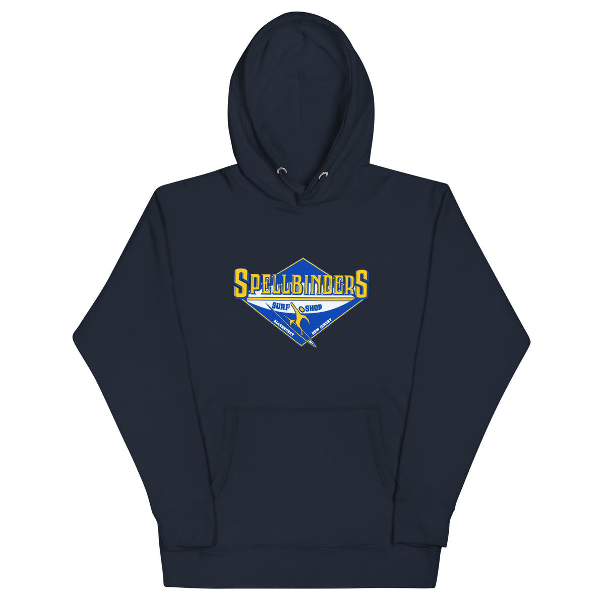 Spellbinder's Surf & Snow - ALLENHURST - Unisex Hoodie Navy Blazer