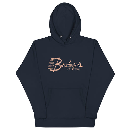 Bamberger's - NEW JERSEY - Unisex Hoodie Navy Blazer