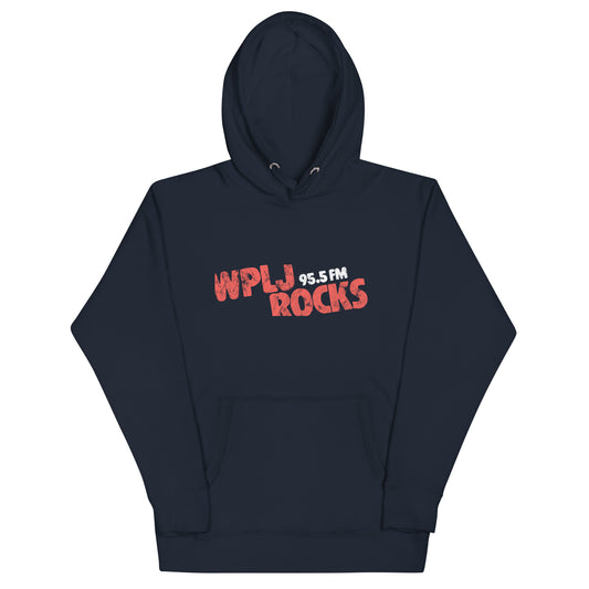 WPLJ 95.5 Rocks - NEW JERSEY / NEW YORK / CONNECTICUT - Unisex Hoodie Navy Blazer