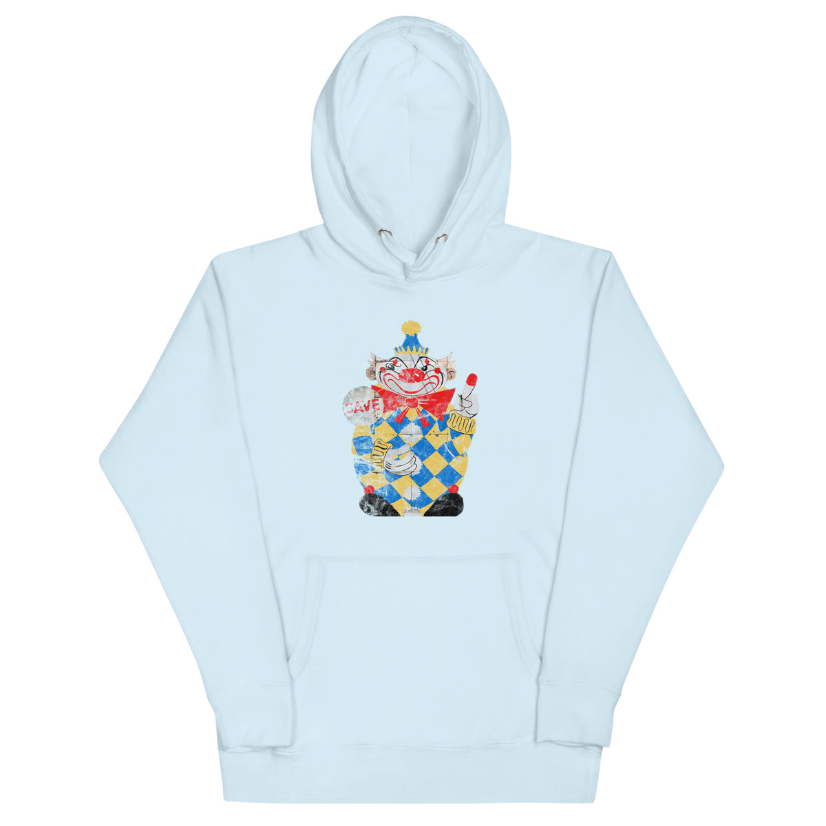 Calico The Evil Clown / Food Circus - MIDDLETOWN - Unisex Hoodie Sky Blue