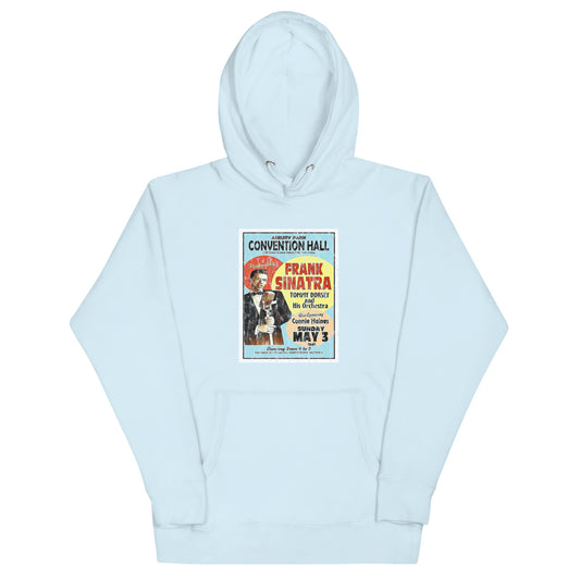 Sinatra at Convention Hall - ASBURY PARK - Unisex Hoodie Sky Blue