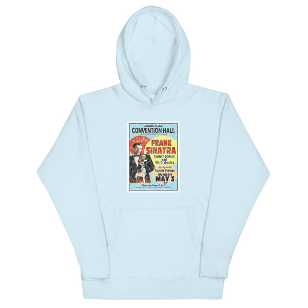 Sinatra at Convention Hall - ASBURY PARK - Unisex Hoodie Sky Blue