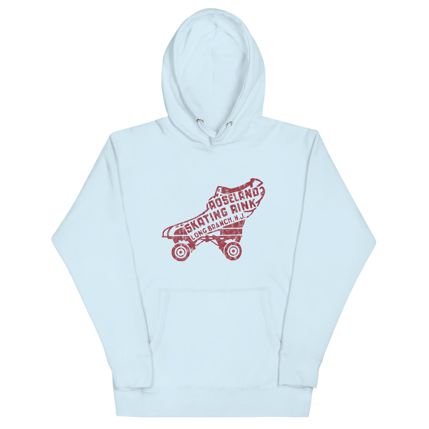 Roseland Skating Rink - LONG BRANCH - Unisex Hoodie Sky Blue