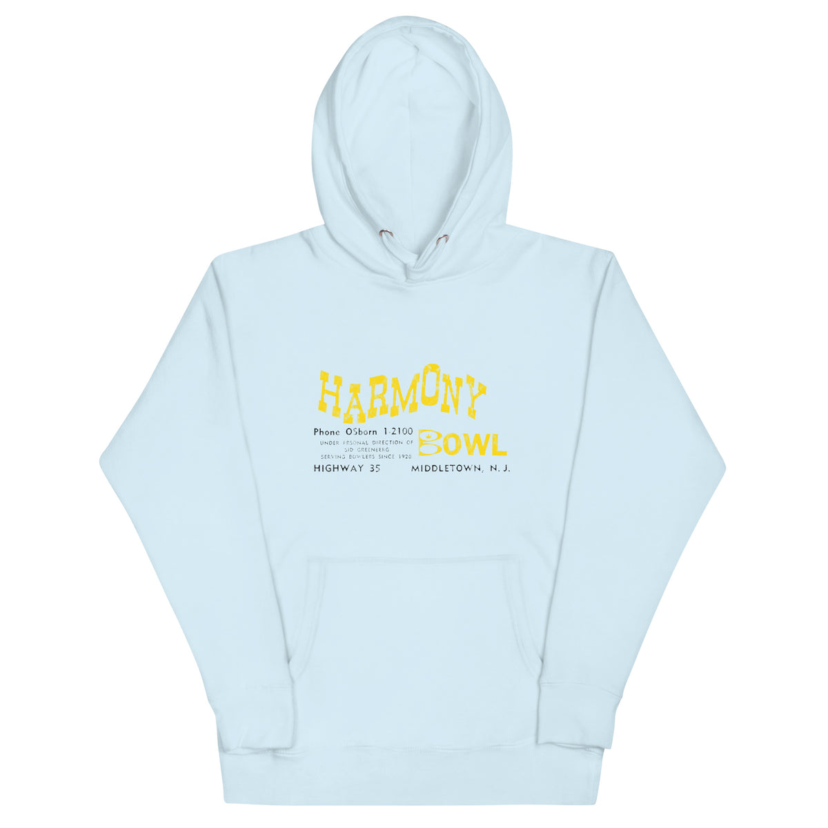 Harmony Bowl - MIDDLETOWN - Unisex Hoodie Sky Blue