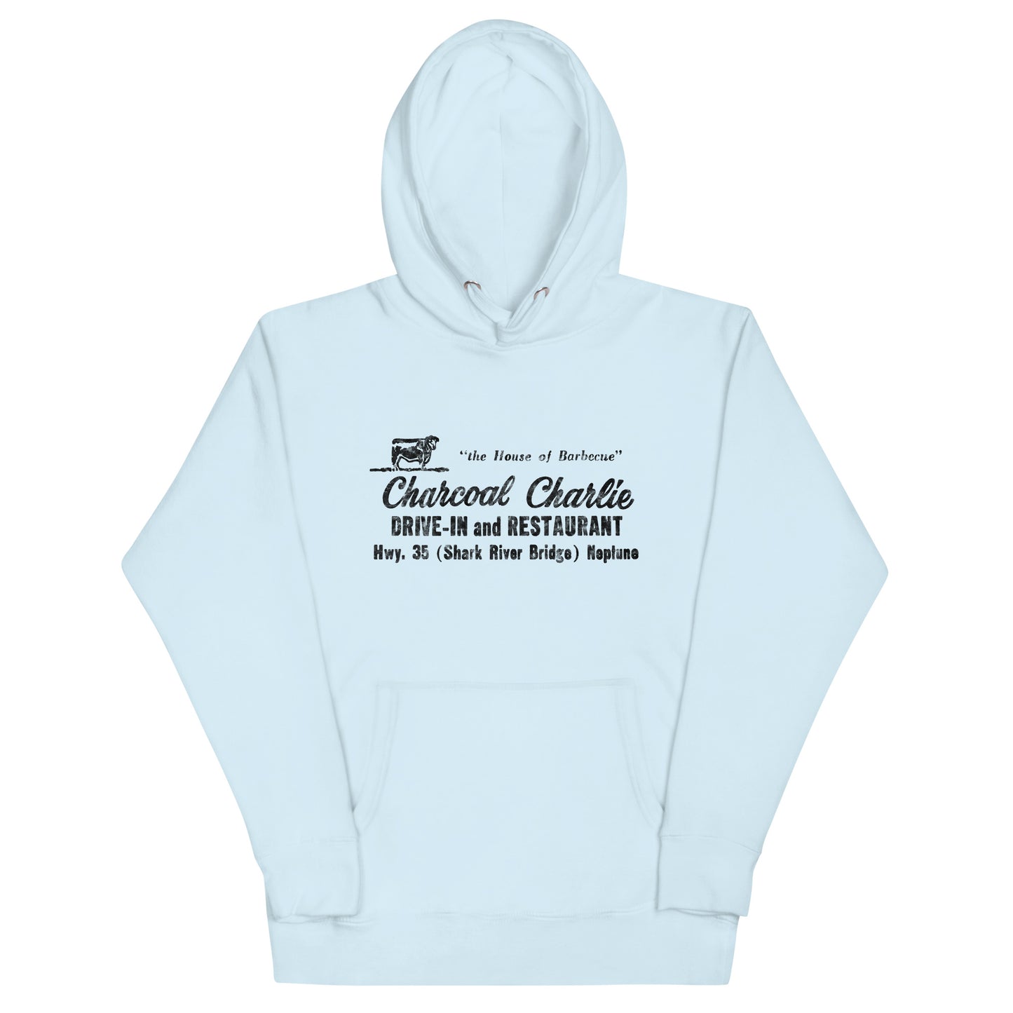 Charcoal Charlie - NEPTUNE - Unisex Hoodie Sky Blue