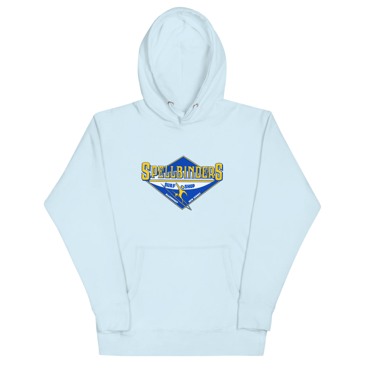 Spellbinder's Surf & Snow - ALLENHURST - Unisex Hoodie Sky Blue