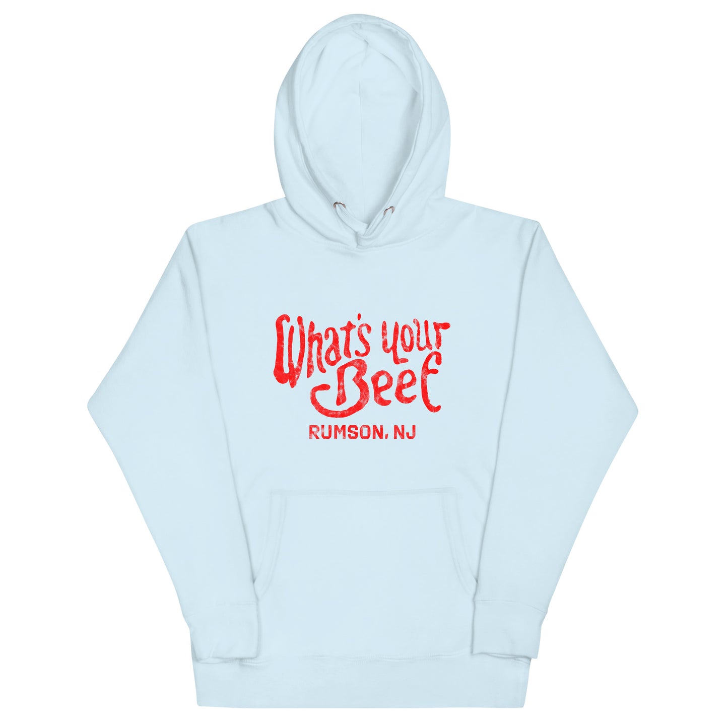 What's Your Beef - RUMSON - Unisex Hoodie Sky Blue