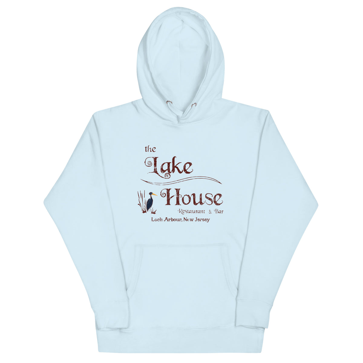 The Lakehouse Restaurant & Bar - LOCH ARBOUR - Unisex Hoodie Sky Blue
