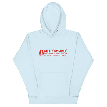 Brendan Byrne Arena - MEADOWLANDS / EAST RUTHERFORD - Unisex Hoodie Sky Blue