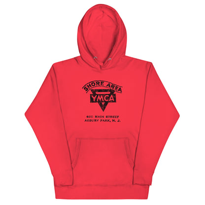 Shore Area YMCA - ASBURY PARK - Unisex Hoodie Team Red