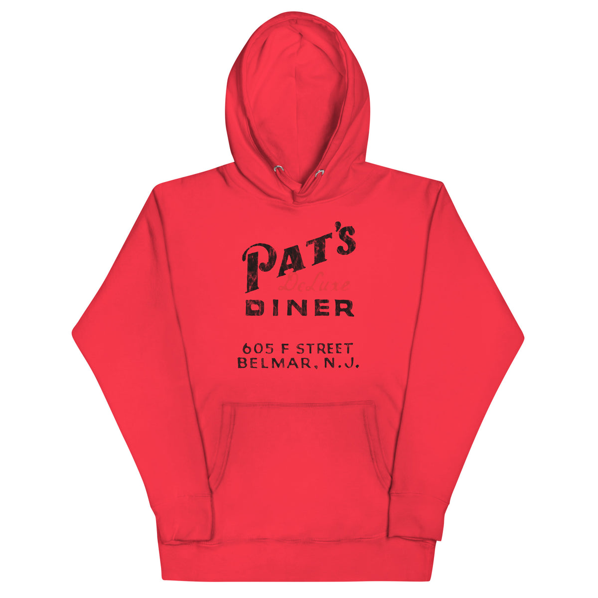 Pat's Diner - BELMAR - Unisex Hoodie Team Red