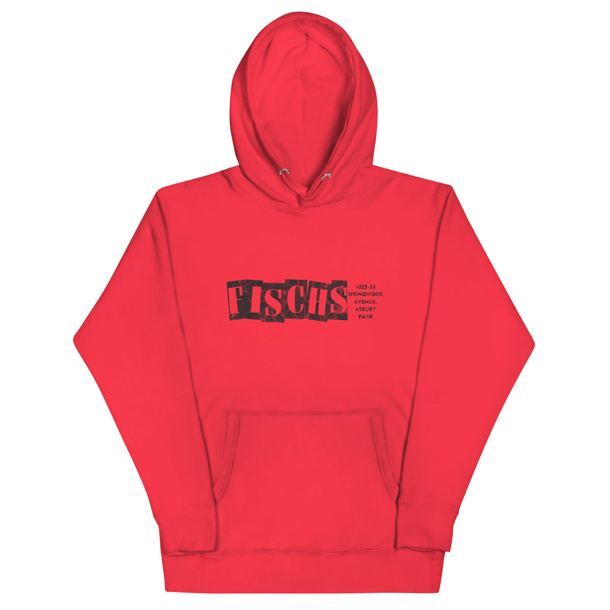 Fisch's - ASBURY PARK - Unisex Hoodie Team Red
