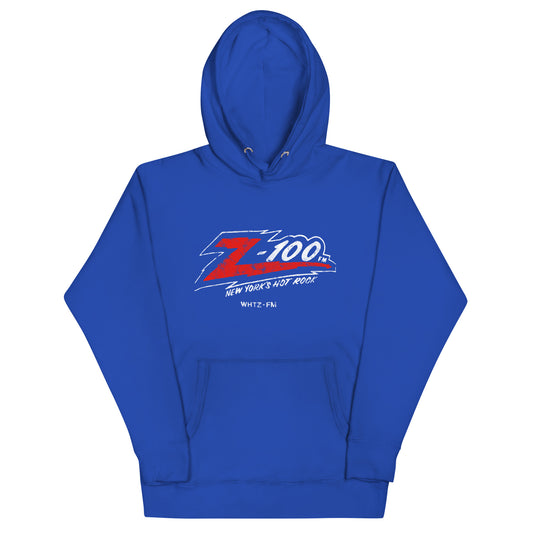 Z-100 FM New York's Hot Rock - NEW JERSEY / NEW YORK / CONNECTICUT - Unisex Hoodie Team Royal