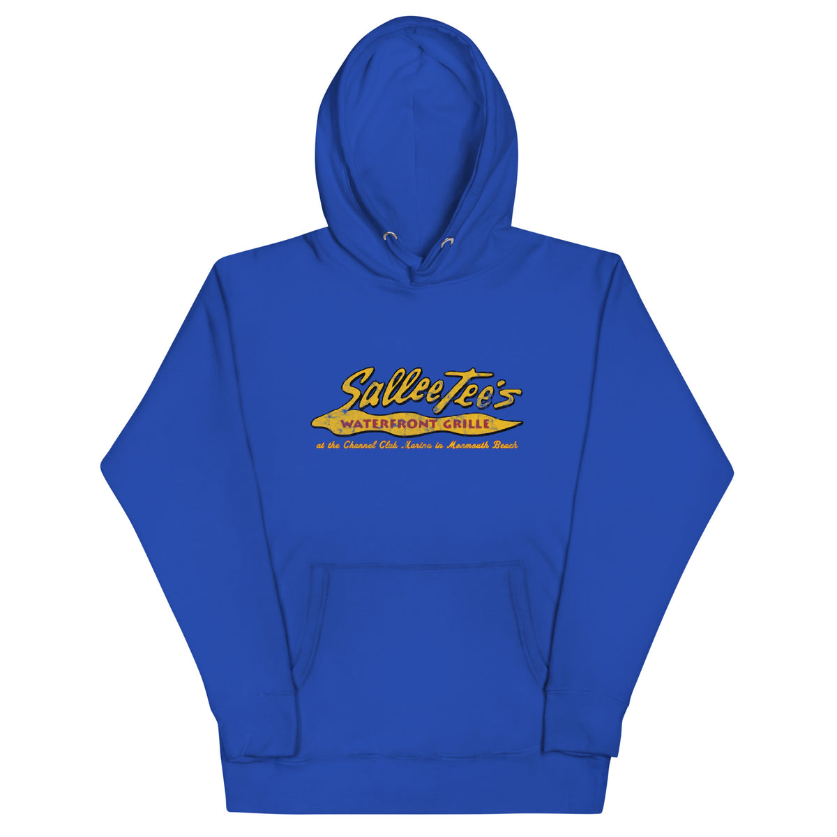 Sallee Tee's Waterfront Grill - MONMOUTH BEACH - Unisex Hoodie Team Royal