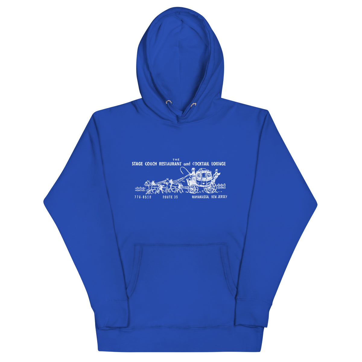The Stage Coach - WANAMASSA - Unisex Hoodie Team Royal