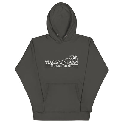 Tradewinds Beach Club - SEA BRIGHT - Unisex Hoodie Vintage Black
