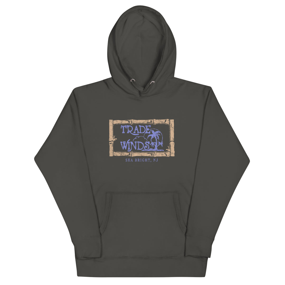 Tradewinds Nightclub - SEA BRIGHT - Unisex Hoodie Vintage Black
