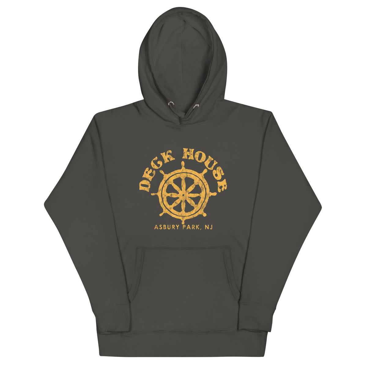 Deck House - ASBURY PARK - Unisex Hoodie Vintage Black