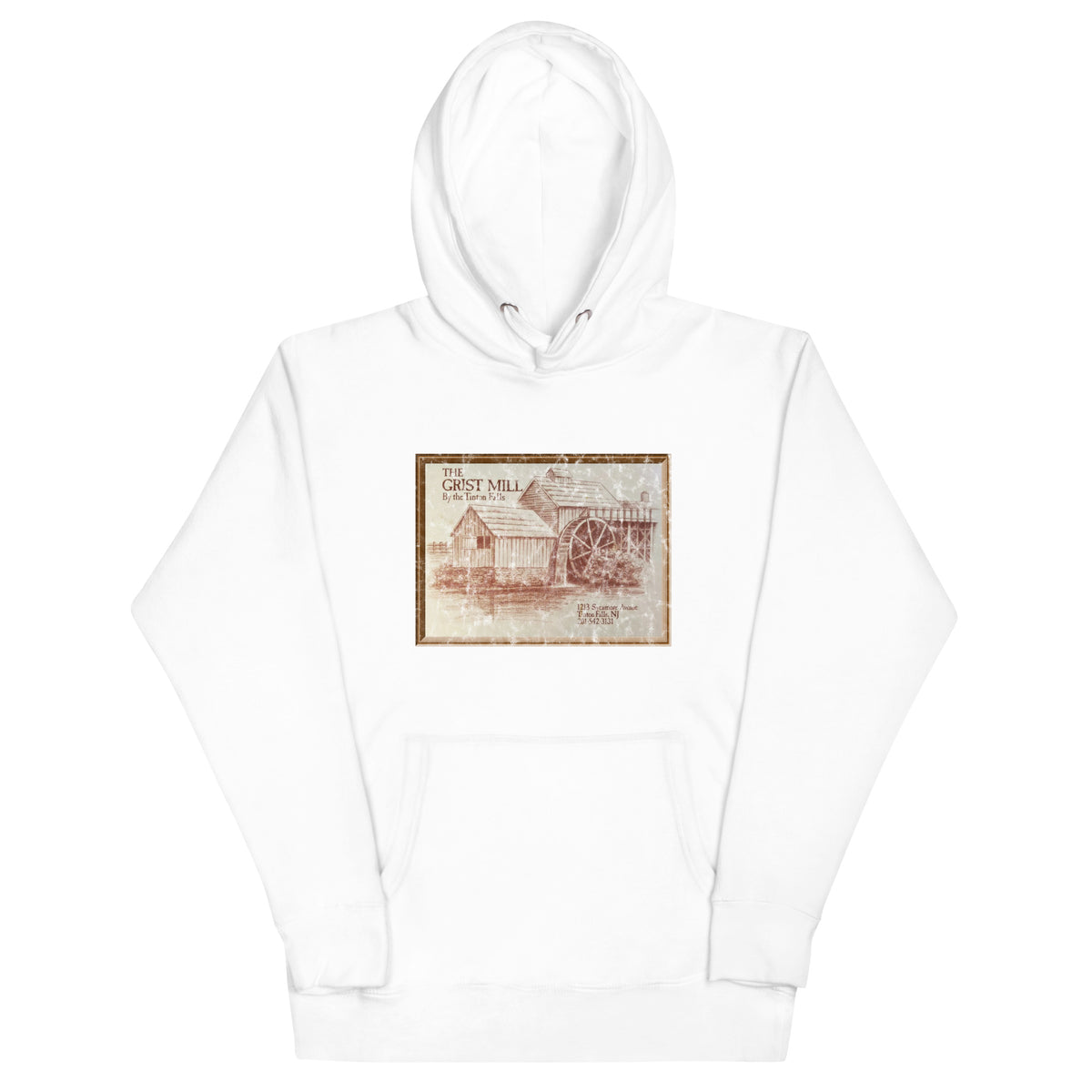 The Grist Mill - TINTON FALLS - Unisex Hoodie White
