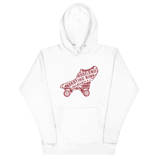 Roseland Skating Rink - LONG BRANCH - Unisex Hoodie White