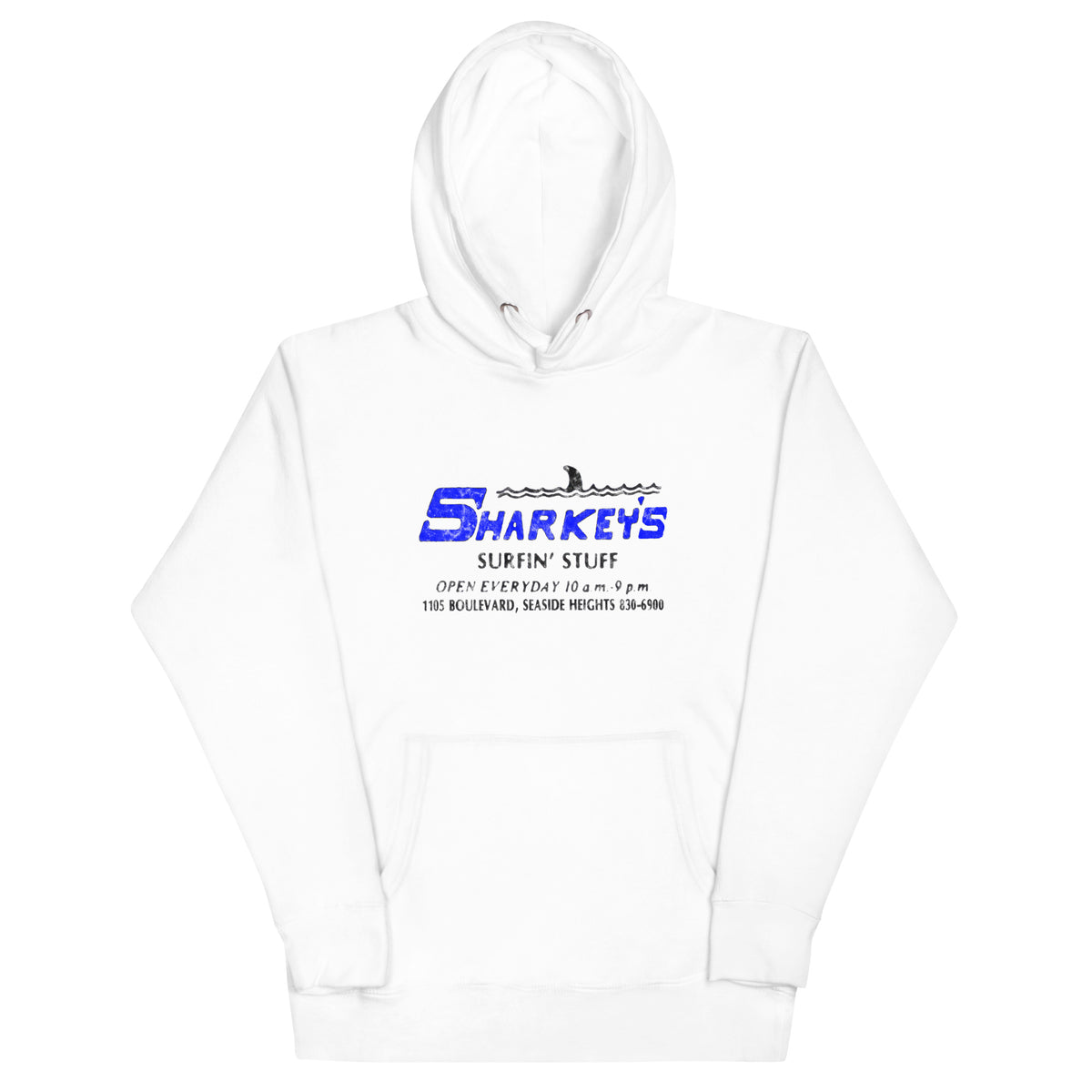 Sharkey's - SEASIDE HEIGHTS - Unisex Hoodie White