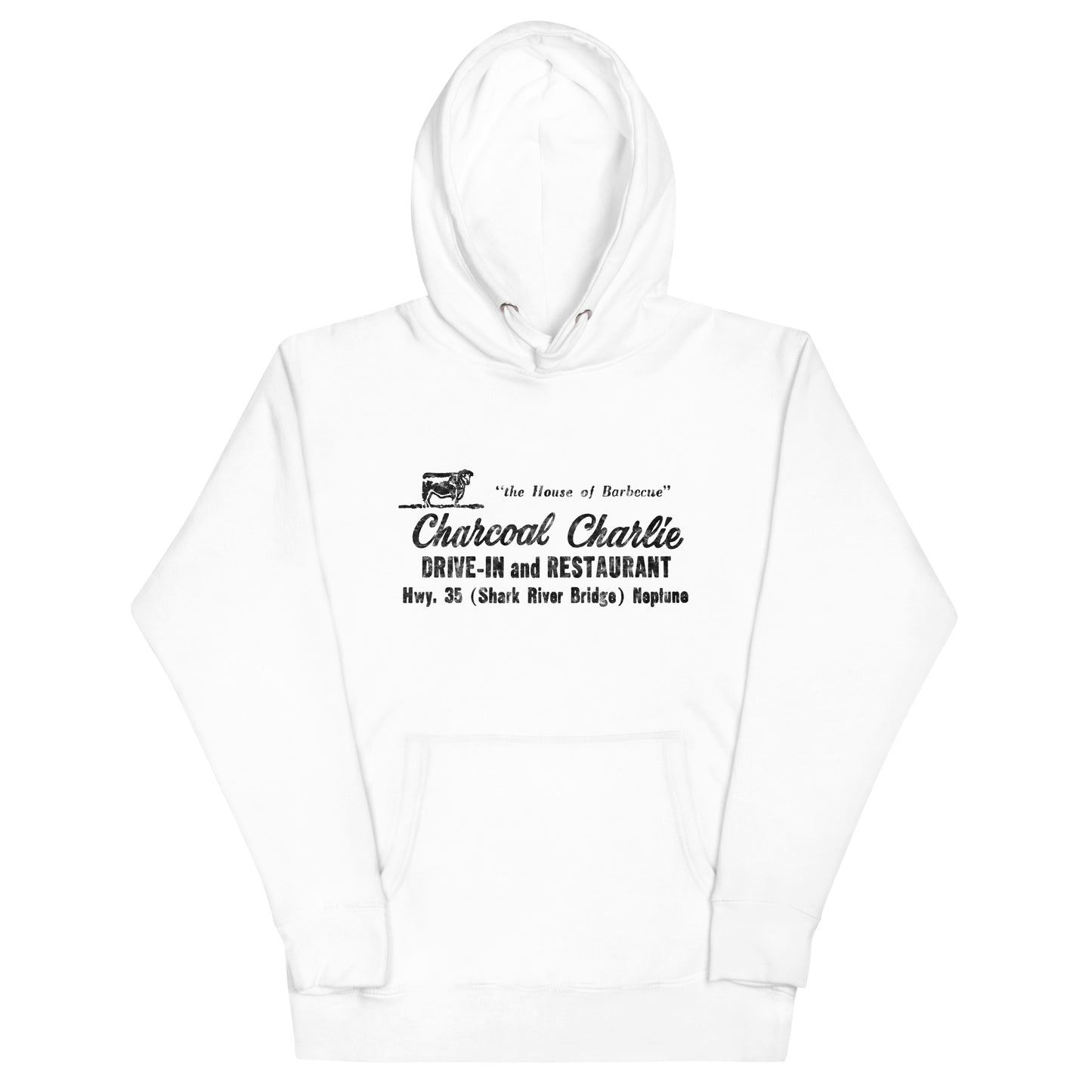 Charcoal Charlie - NEPTUNE - Unisex Hoodie White