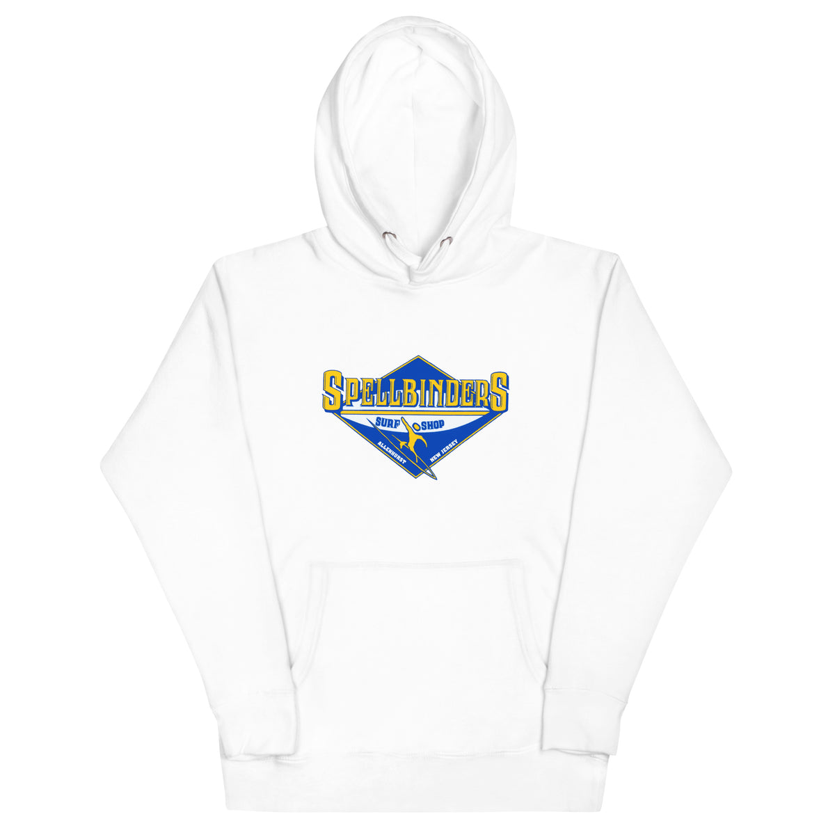 Spellbinder's Surf & Snow - ALLENHURST - Unisex Hoodie White