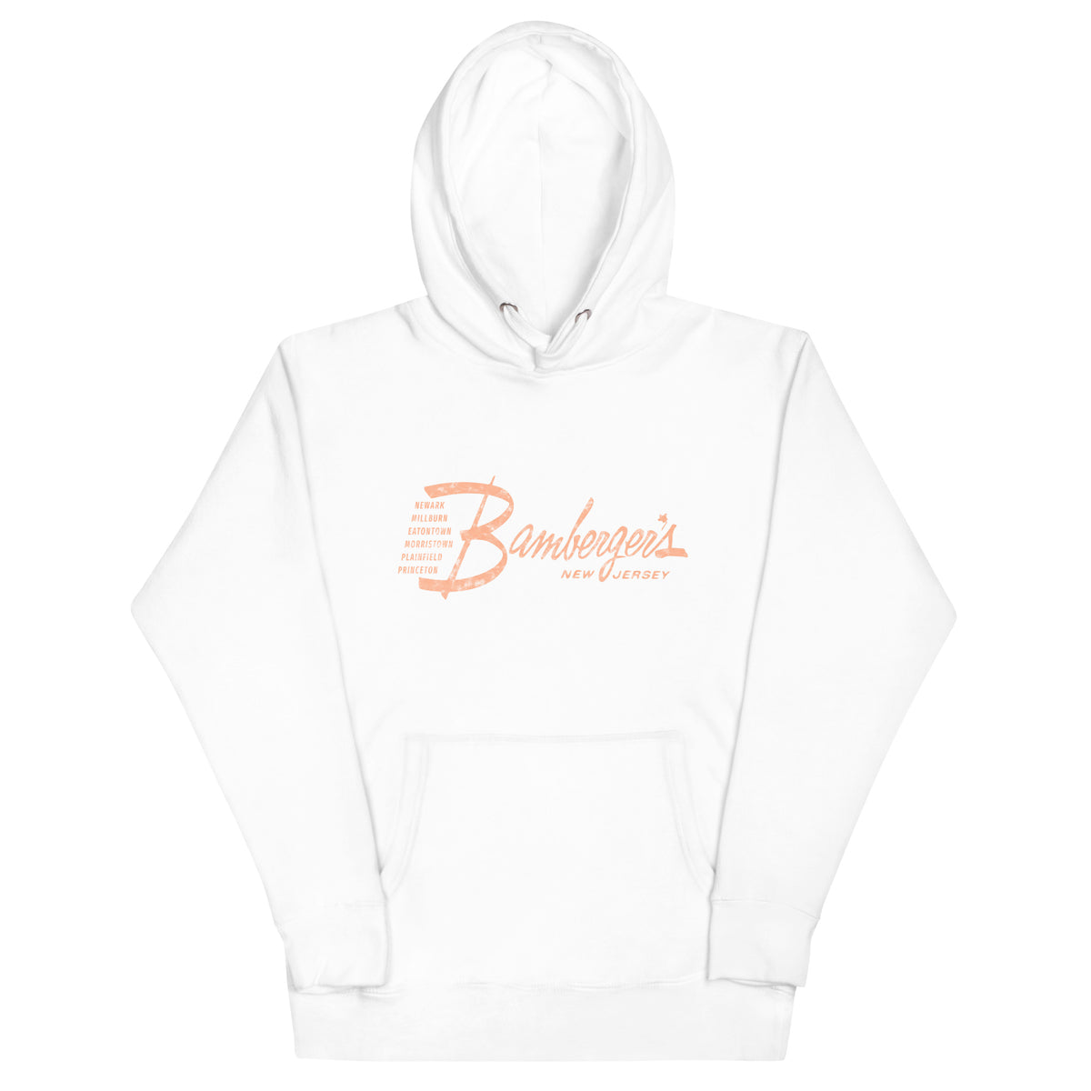 Bamberger's - NEW JERSEY - Unisex Hoodie White