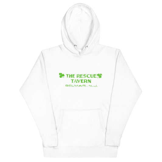 The Rescue Tavern - BELMAR - Unisex Hoodie White
