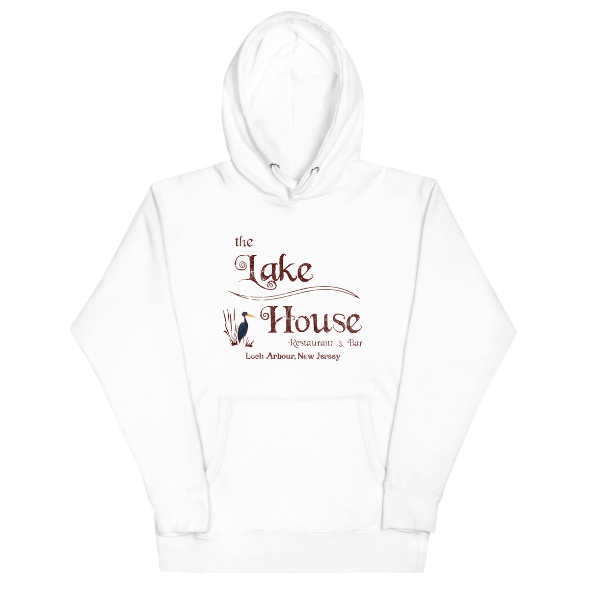 The Lakehouse Restaurant & Bar - LOCH ARBOUR - Unisex Hoodie White