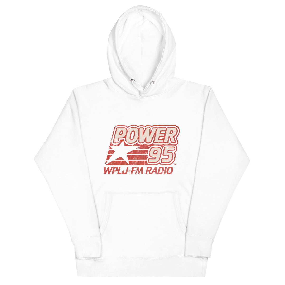 Power 95 WPLJ-FM - NEW JERSEY / NEW YORK / CONNECTICUT - Unisex Hoodie White