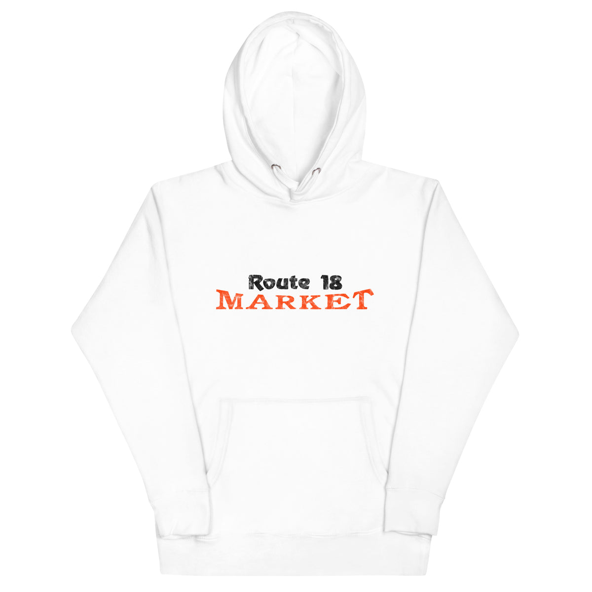 Route 18 Market - EAST BRUNSWICK - Unisex Hoodie White