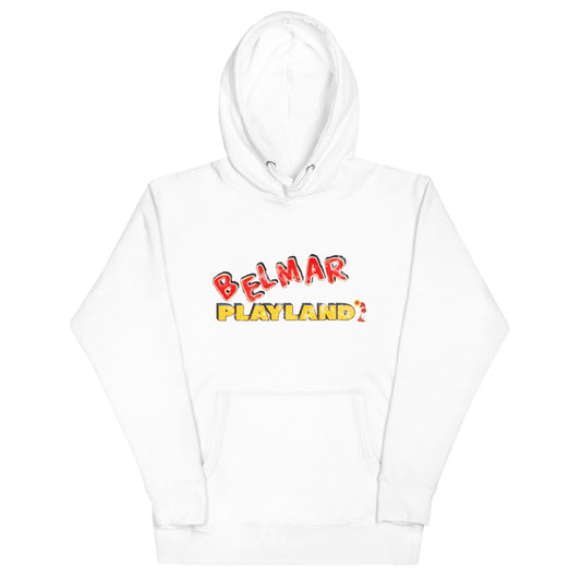 Belmar Playland - BELMAR - Unisex Hoodie White