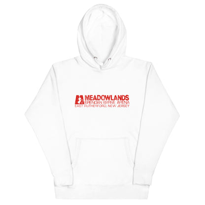 Brendan Byrne Arena - MEADOWLANDS / EAST RUTHERFORD - Unisex Hoodie White