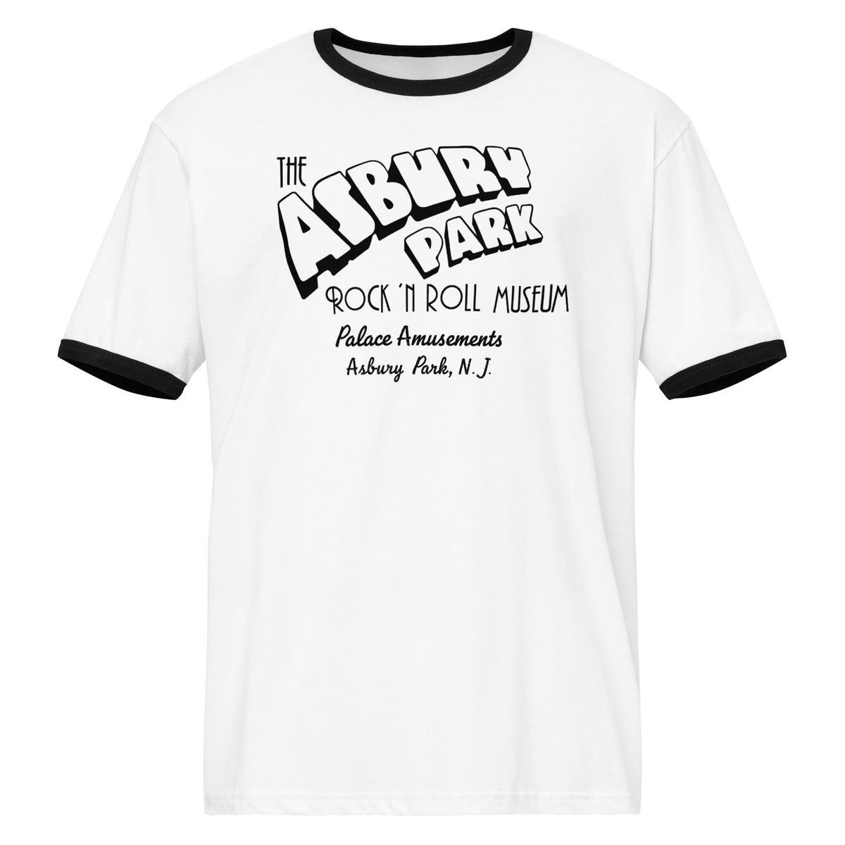 The Asbury Park Rock 'N Roll Museum - ASBURY PARK - Unisex ringer t-shirt