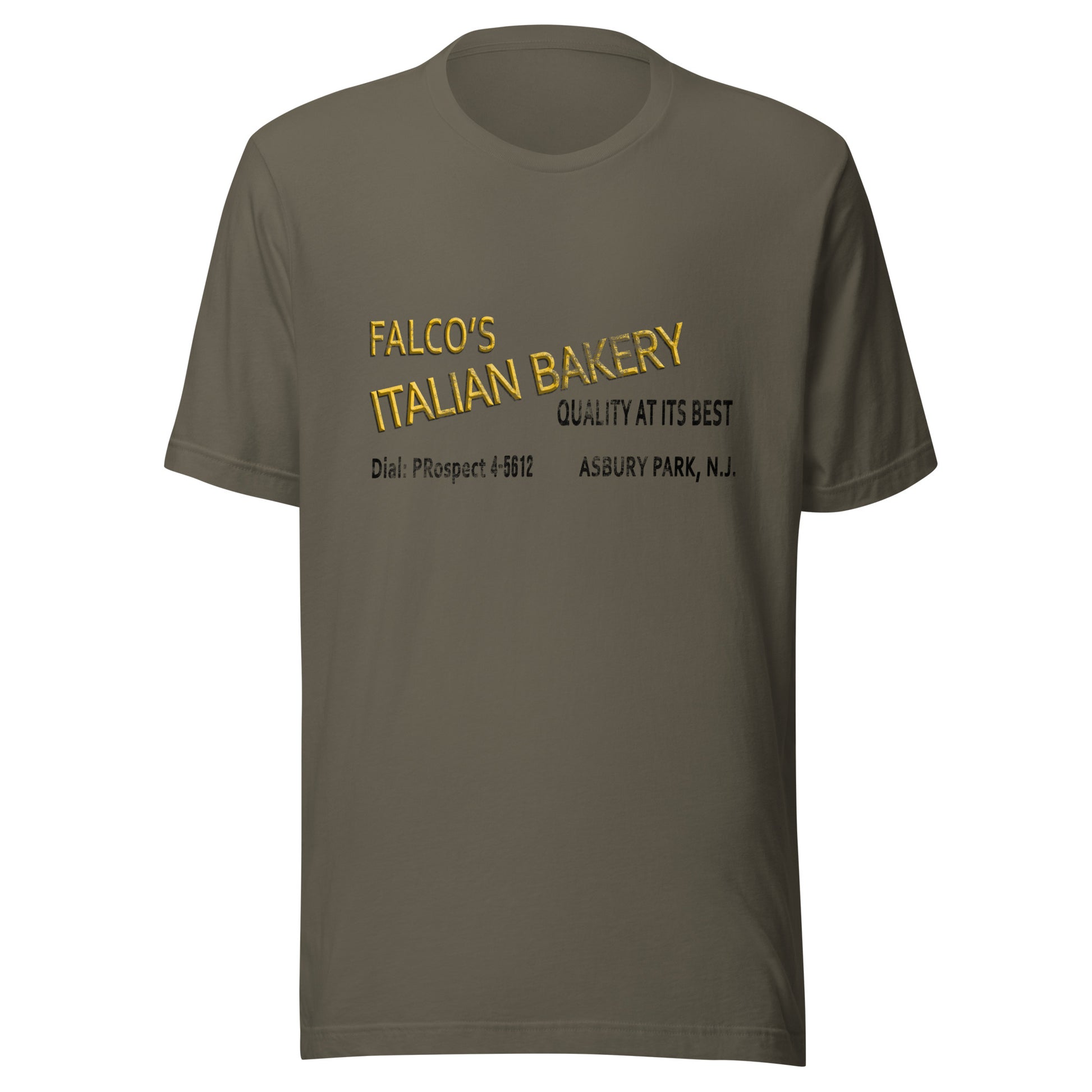 Falco's Italian Bakery - ASBURY PARK - Unisex t-shirt Army