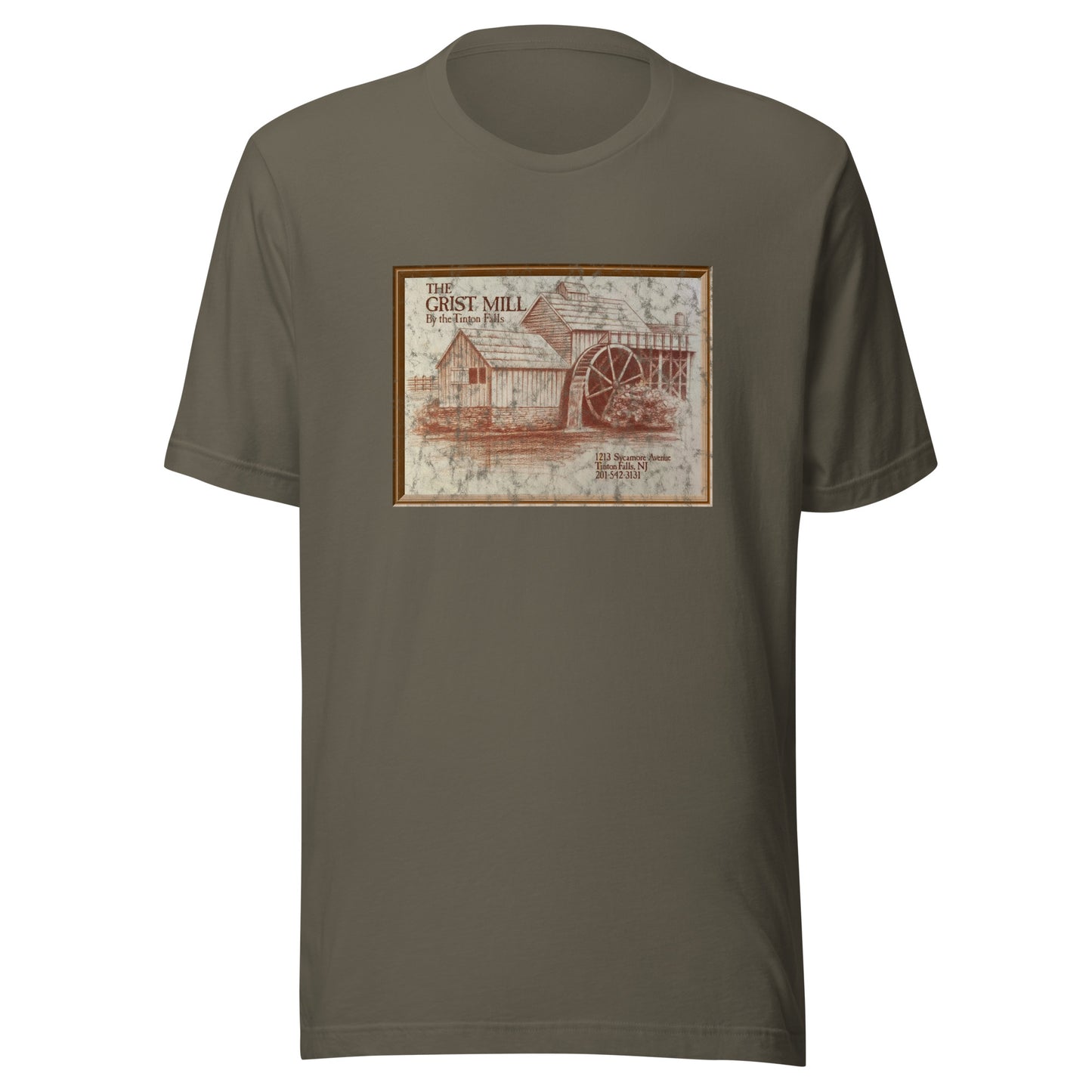The Grist Mill - TINTON FALLS - Unisex t-shirt Army