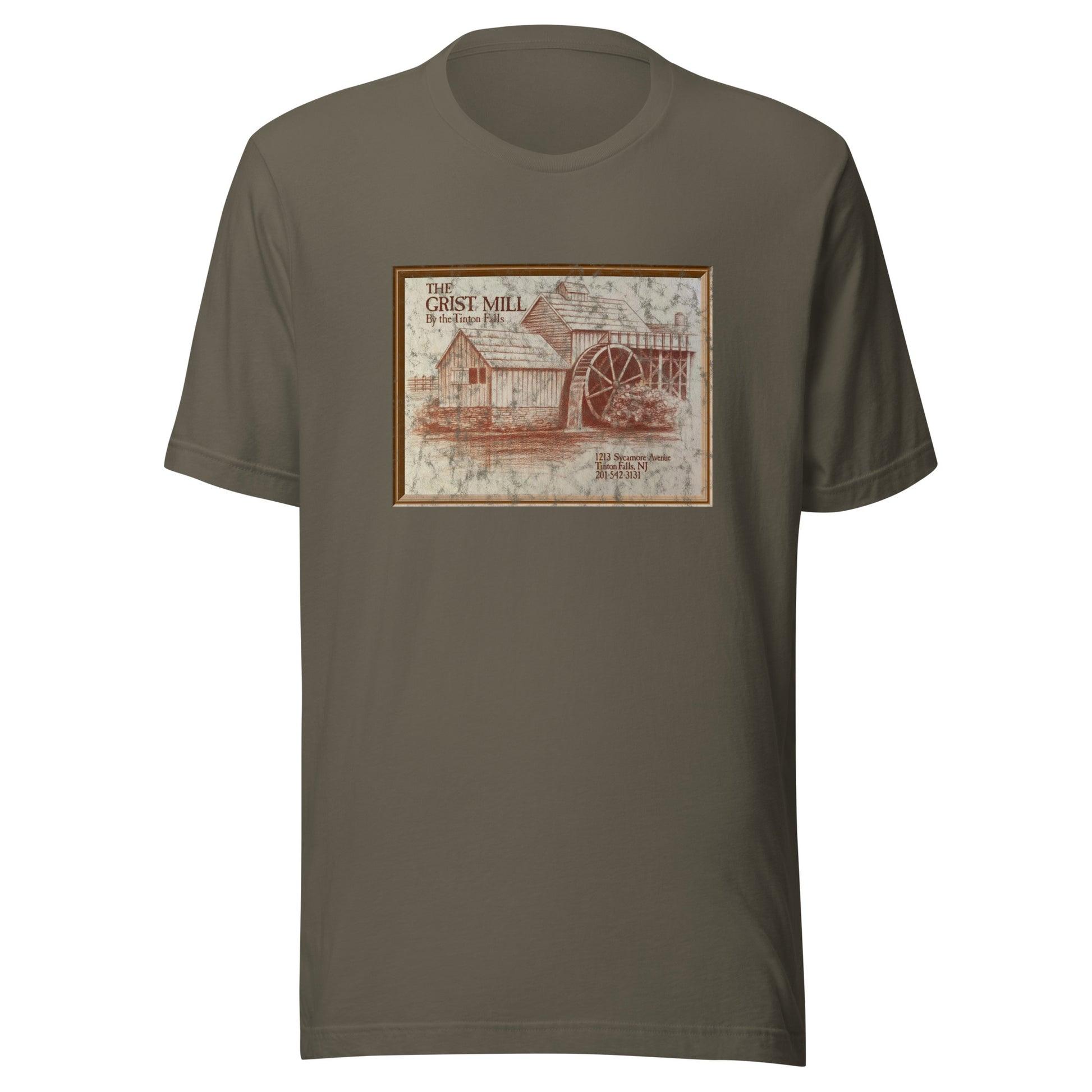 The Grist Mill - TINTON FALLS - Unisex t-shirt Army