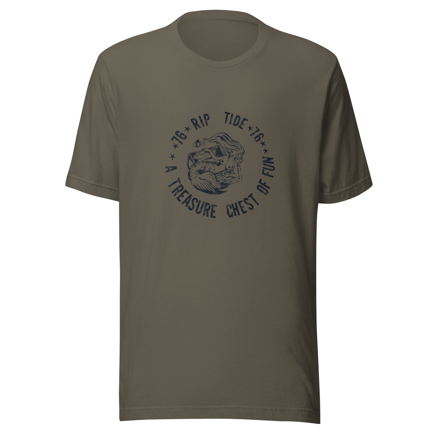 Frank's Rip-Tide Bar - POINT PLEASANT BEACH - Unisex t-shirt Army