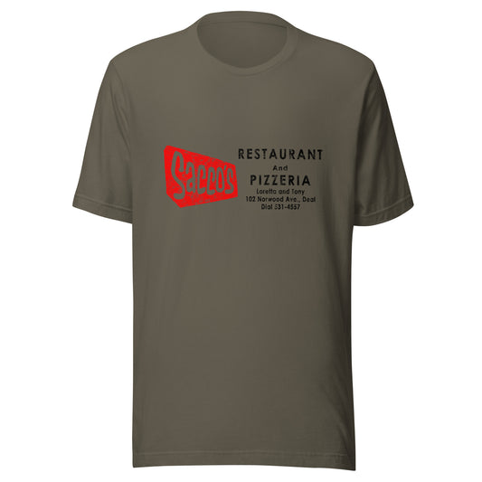 Sacco's Restaurant & Pizzaria - DEAL - Unisex t-shirt Army