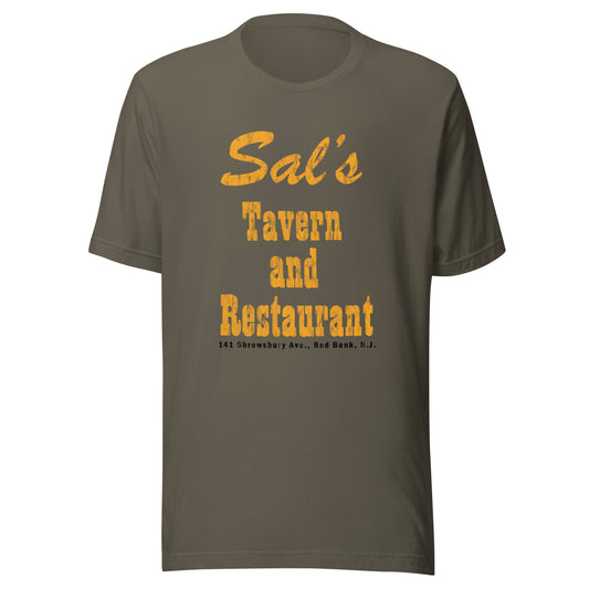 Sal's Tavern - RED BANK - Unisex t-shirt Army
