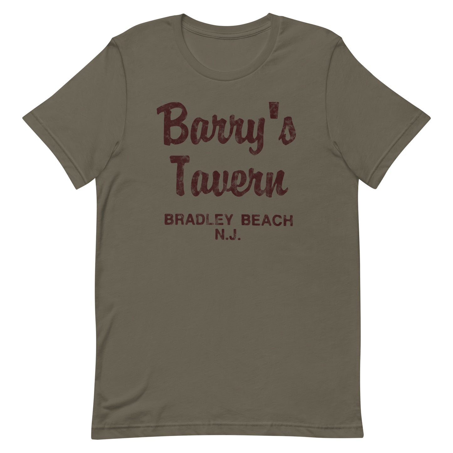 Barry's Tavern - BRADLEY BEACH - Unisex t-shirt Army