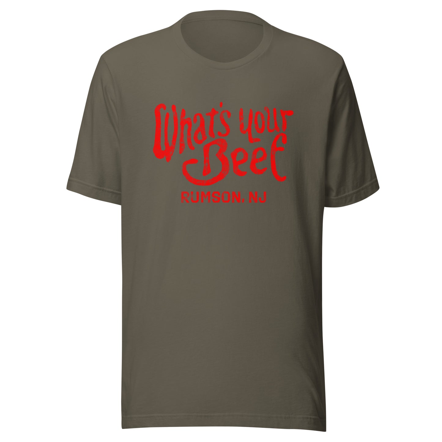 What's Your Beef - RUMSON - Unisex t-shirt Army
