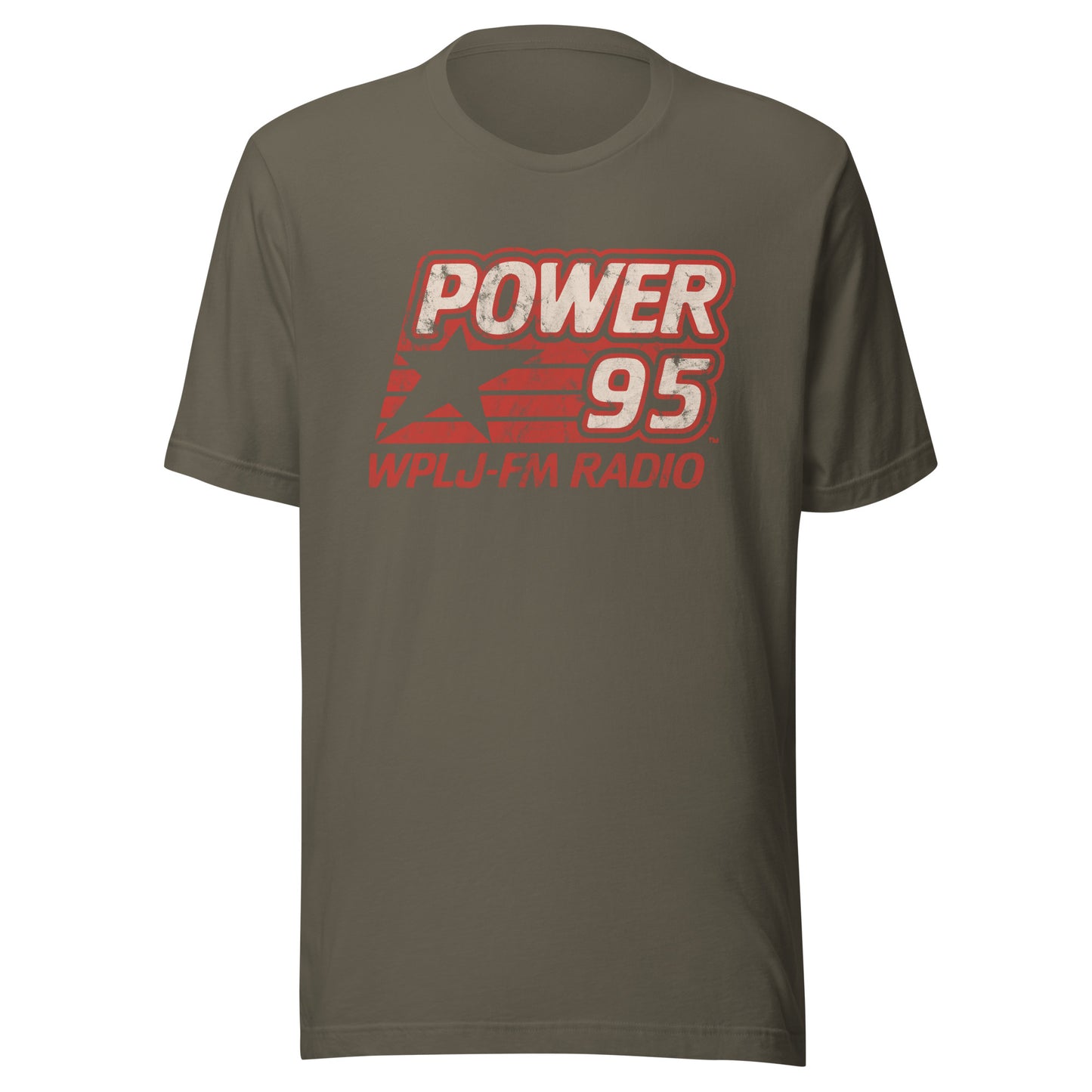 Power 95 WPLJ-FM - NEW JERSEY / NEW YORK / CONNECTICUT - Unisex t-shirt Army
