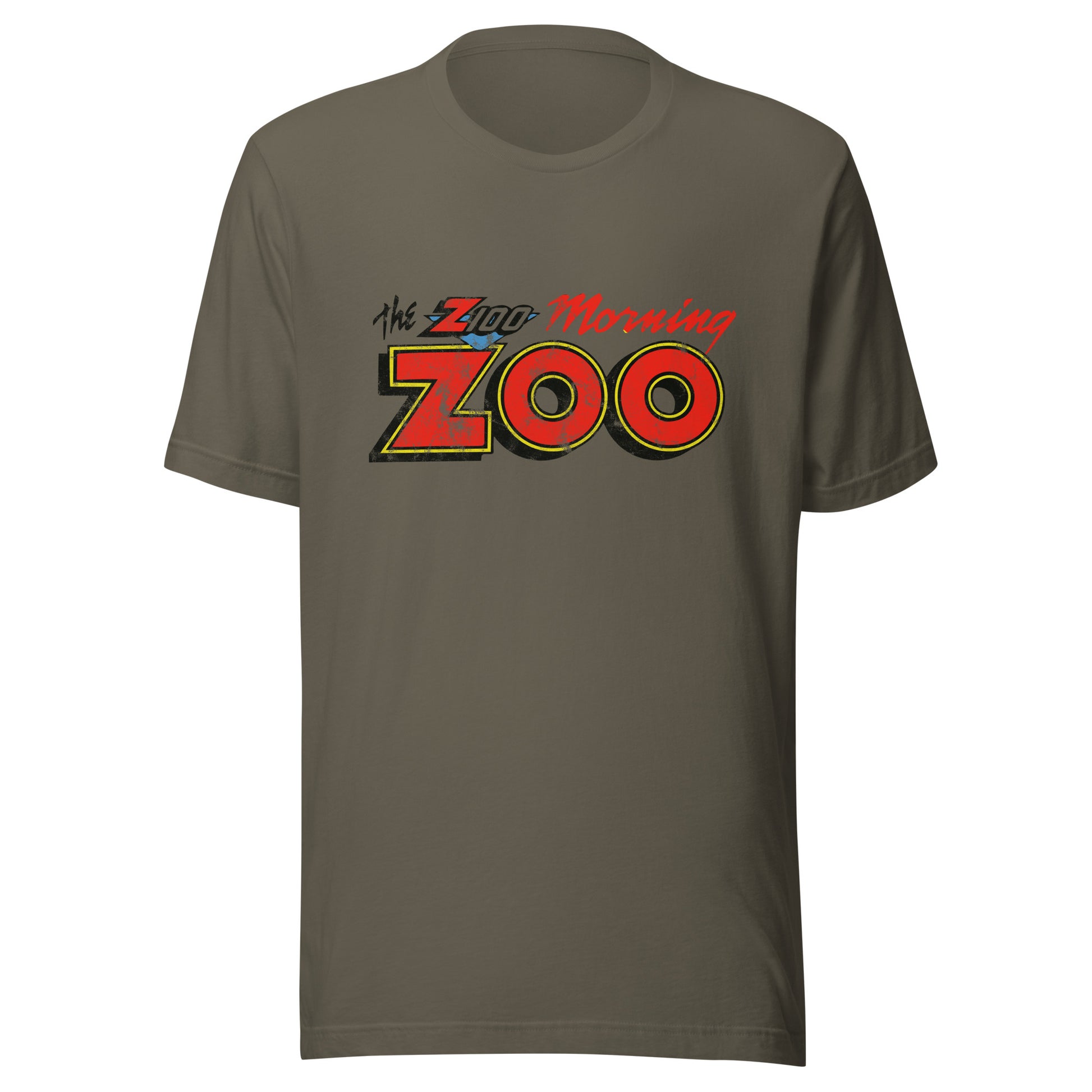 The Z100 Morning Zoo - NEW JERSEY / NEW YORK / CONNECTICUT - Unisex t-shirt Army
