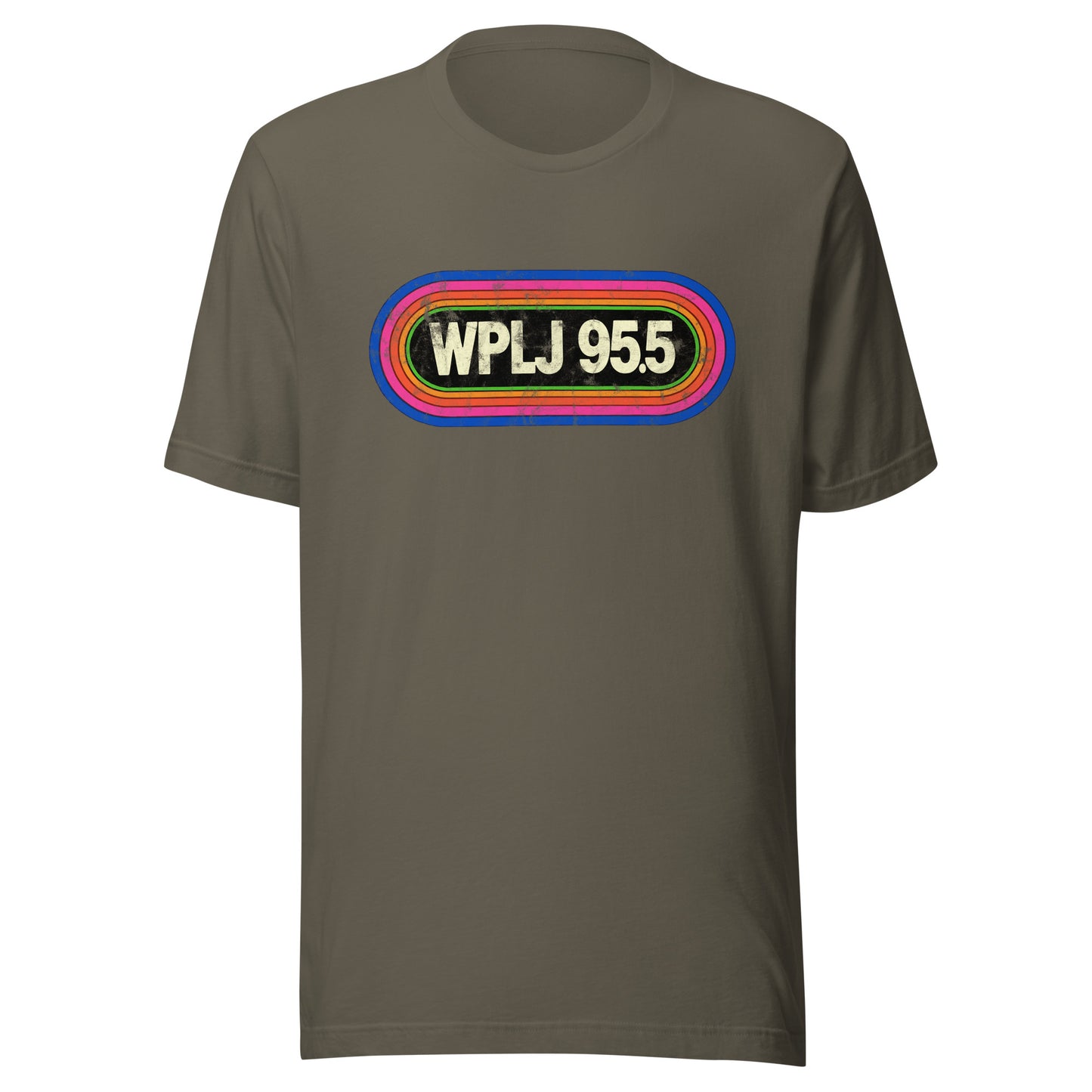 WPLJ 95.5 - NEW JERSEY / NEW YORK / CONNECTICUT - Unisex t-shirt Army