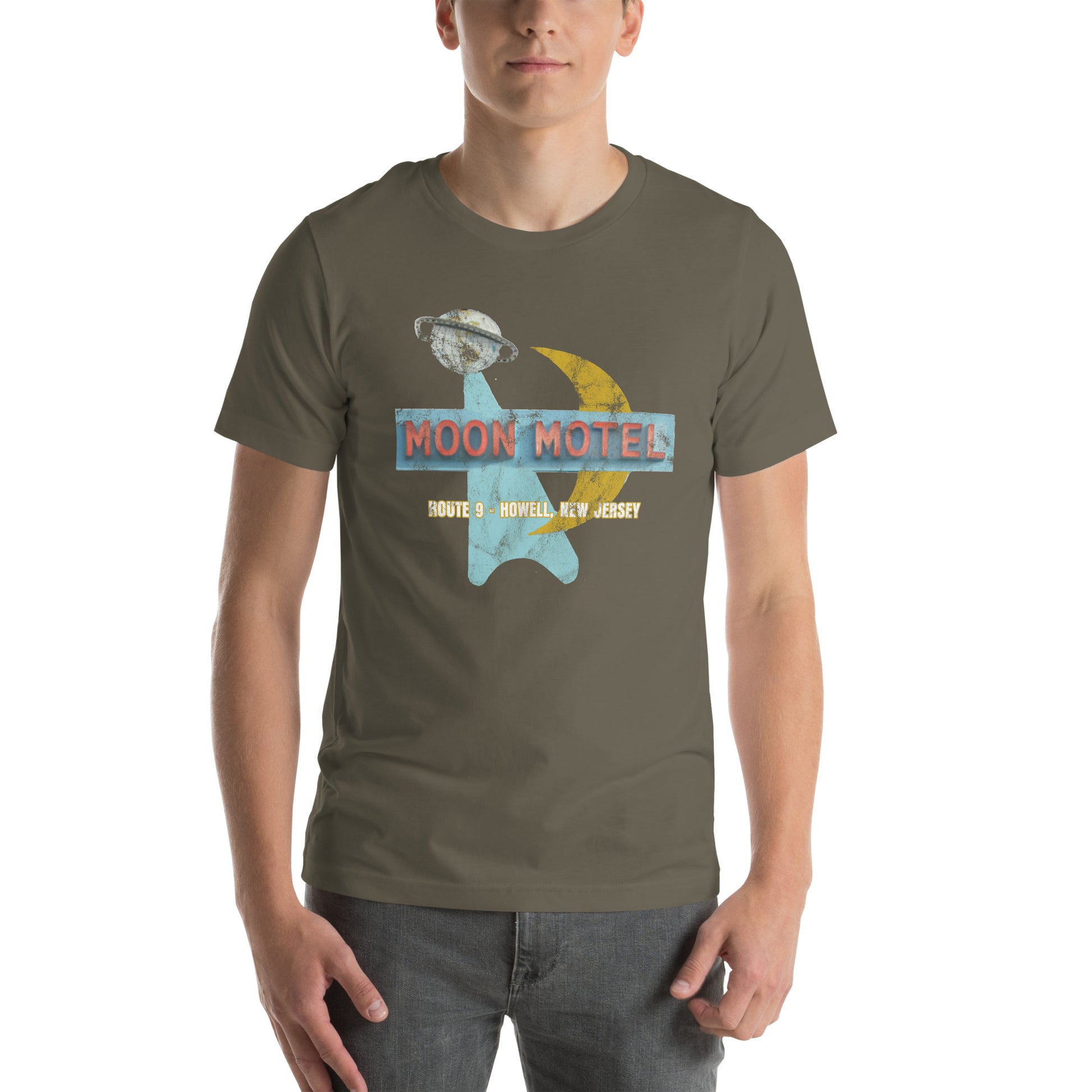 Moon Motel - HOWELL - Unisex t-shirt Army