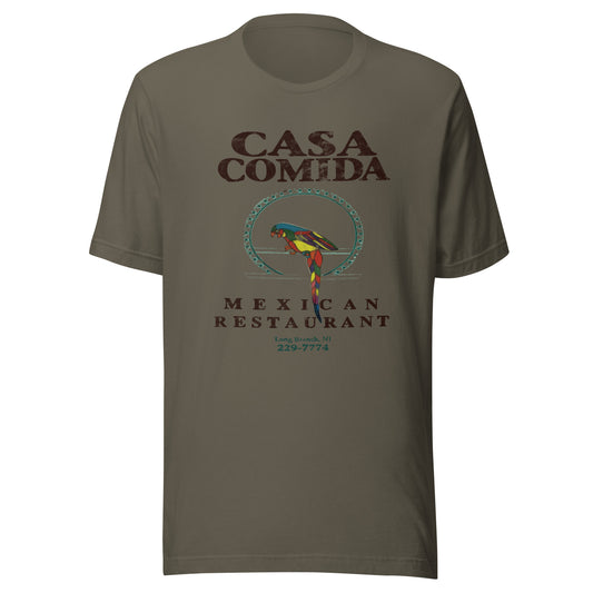 Casa Comida - LONG BRANCH - Unisex t-shirt Army