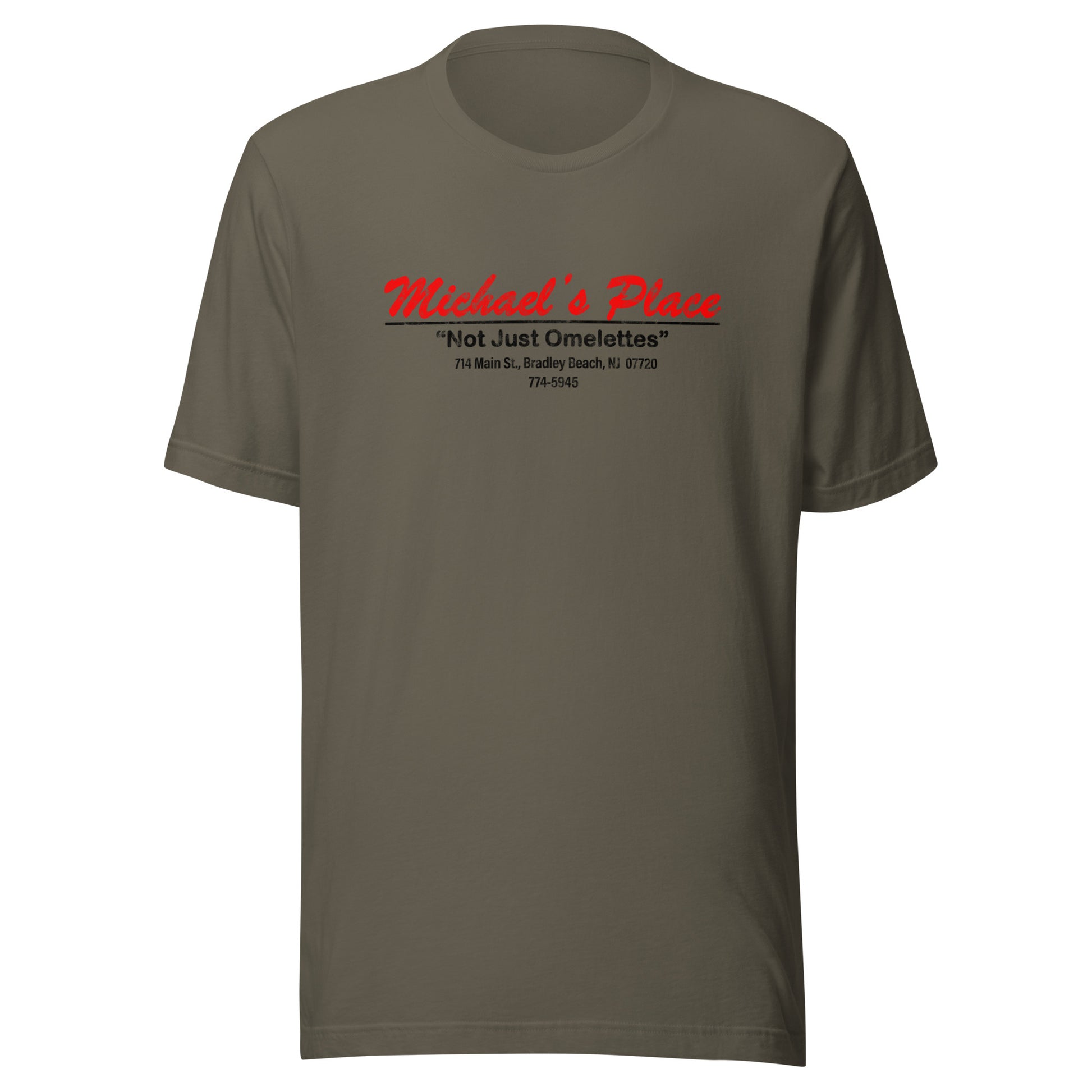 Michael's Place - BRADLEY BEACH - Unisex t-shirt Army