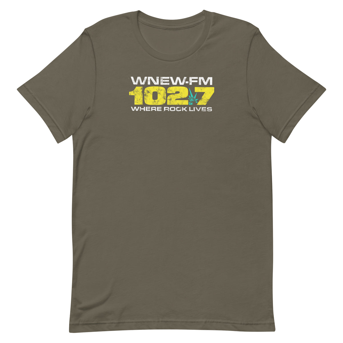 WNEW FM 102.7 Where Rock Lives - NEW YORK / NEW JERSEY / CONNECTICUT - Unisex t-shirt